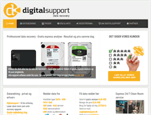 Tablet Screenshot of digitalsupport.dk